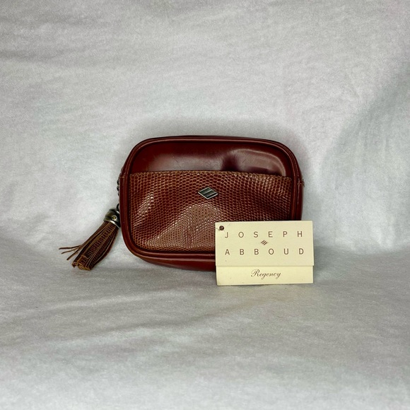 Joseph Abboud Brown Italian Genuine Leather Set - Pouch, Wallet, Coin Purse 🤎 - Picture 6 of 14